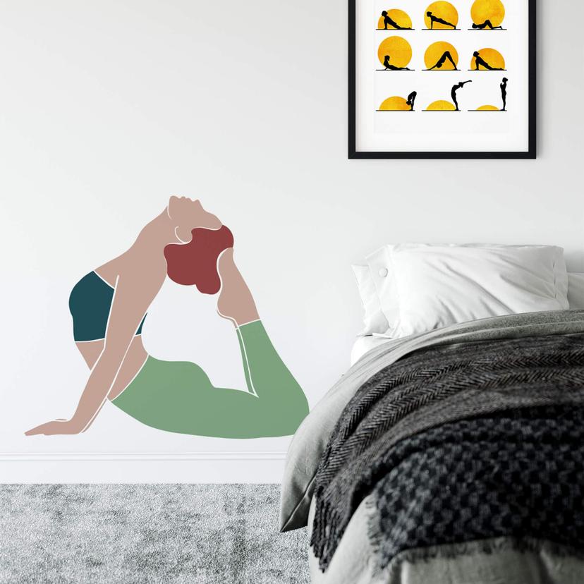 Adesivo murale Yoga - Cobra