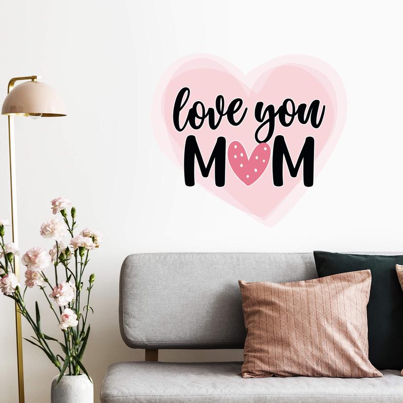 Sticker mural Love you Mom