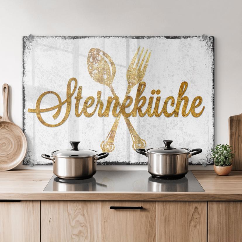 Stænkplade - Sterneküche