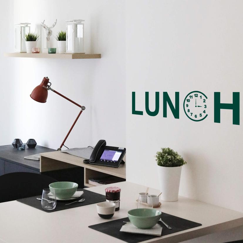 Sticker mural - Lunch