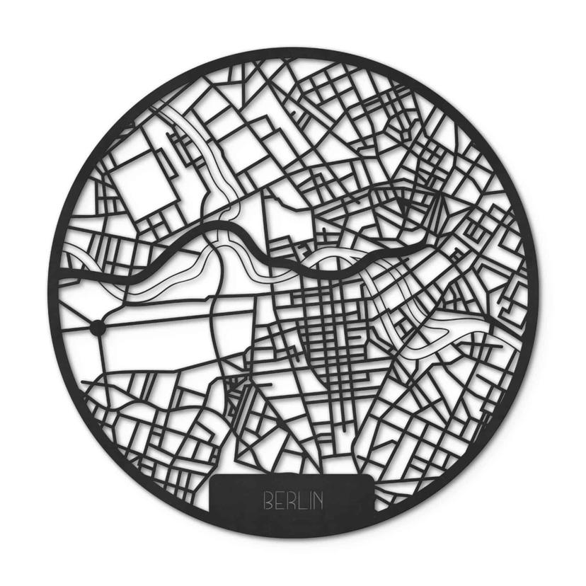 Decoro in MDF - Piantina di Berlino