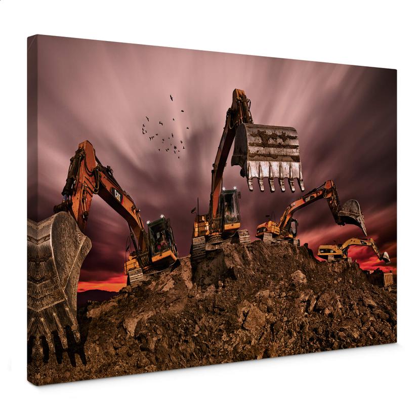 Canvasbillede - Majkut - Construction Site