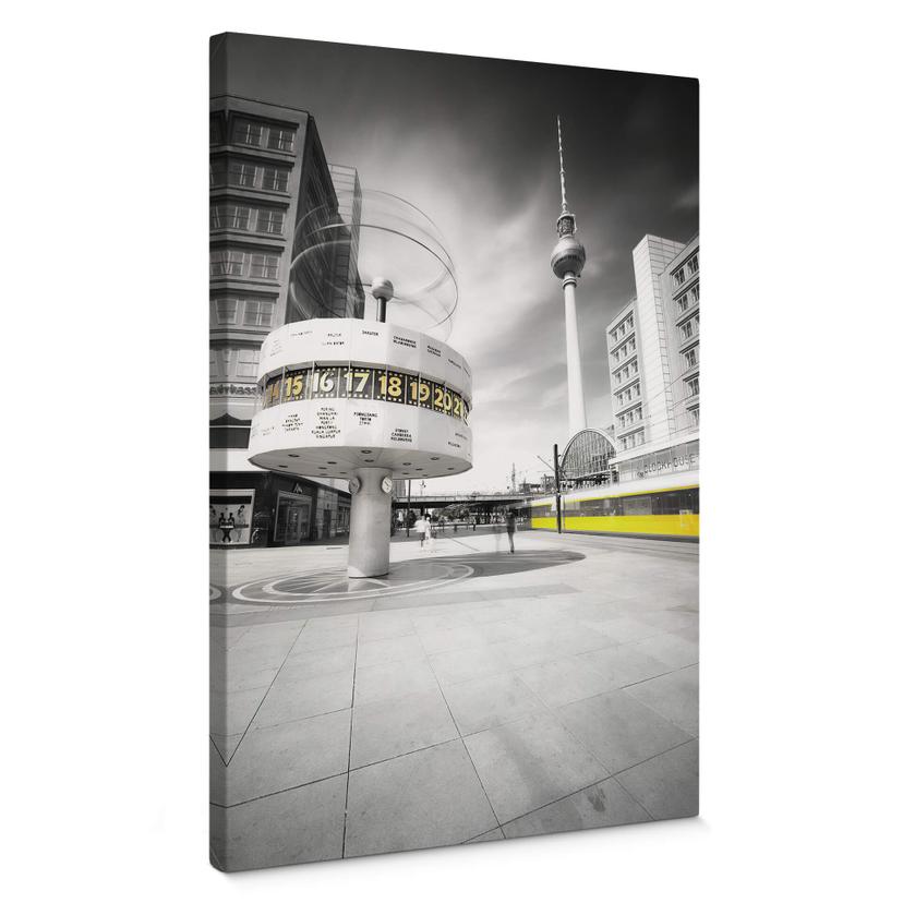 Stampa su tela Alexanderplatz a Berlino