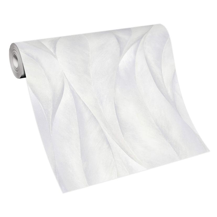 Papel pintado tejido-no tejido Guido Maria Kretschmer Fashion for Walls gris claro
