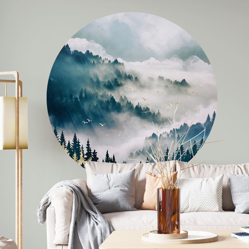 Wall Sticker Mystisk tåge i skoven - SpaceFrog Designs