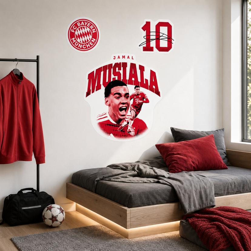 Wandsticker FCB - Jamal Musiala 2026/27