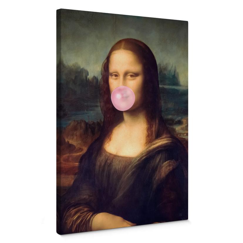 Lienzo Taudalpoi - Mona Lisa con chicle