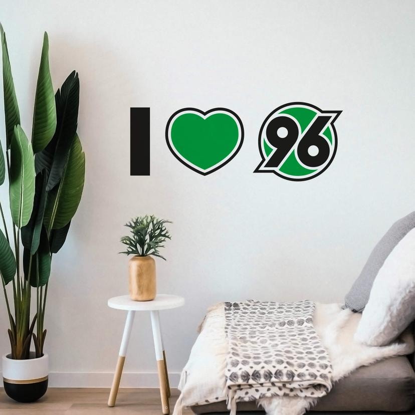 Wandtattoo I love 96