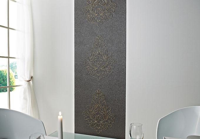Architects Paper besticktes Panel Nobile grau, met