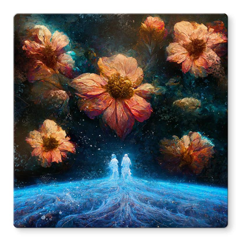 Tableau sur verre Heine - Origine de la vie - Astro Cruise