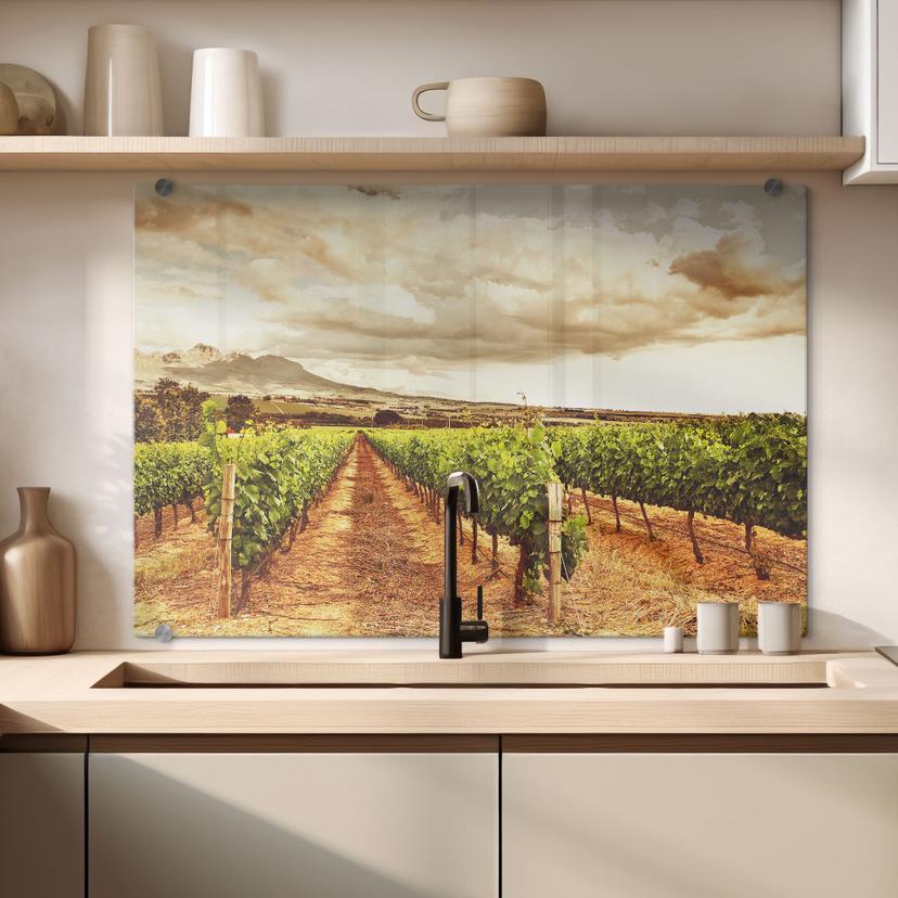 Crédence - Vigne dans les montagnes