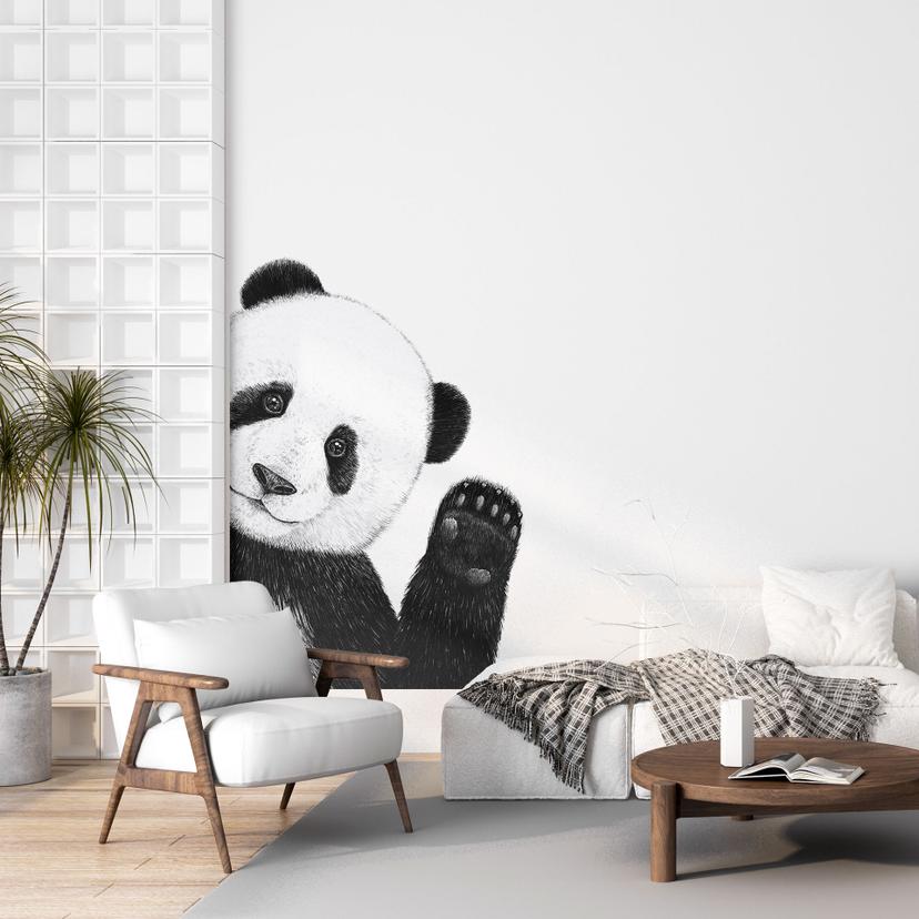 Wandtattoo Winkender Panda - Korenkova