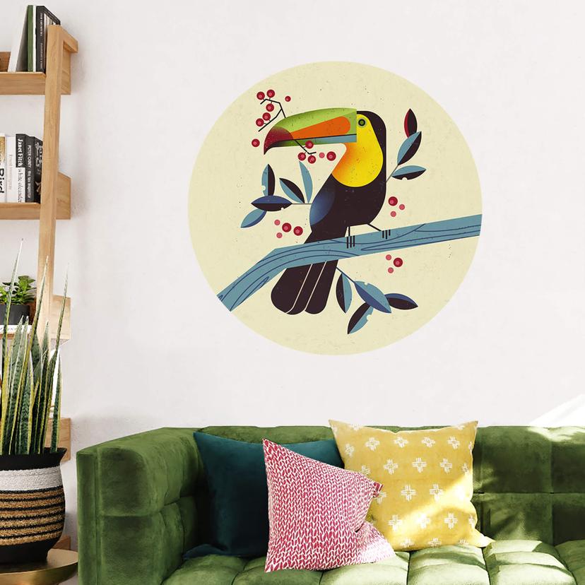 Wall Sticker Braun - Tukan