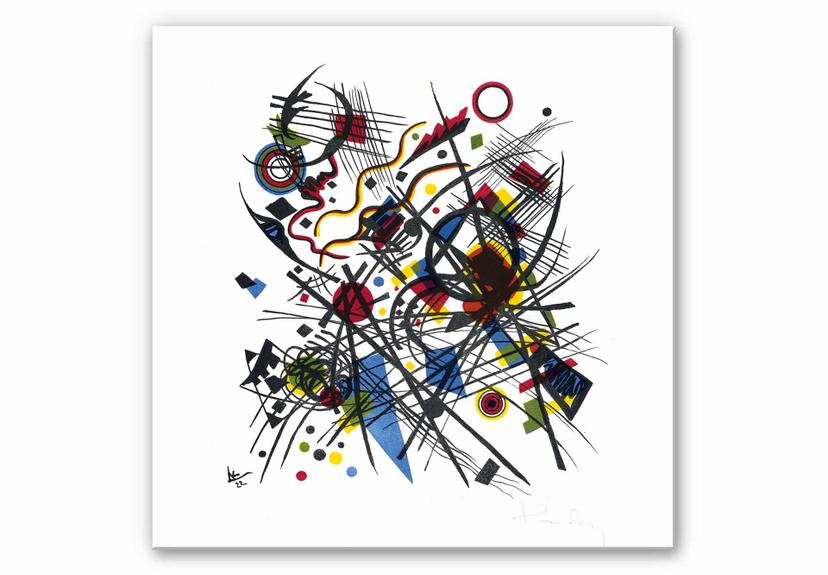 Wanddecoratie Kandinsky – Lithografie