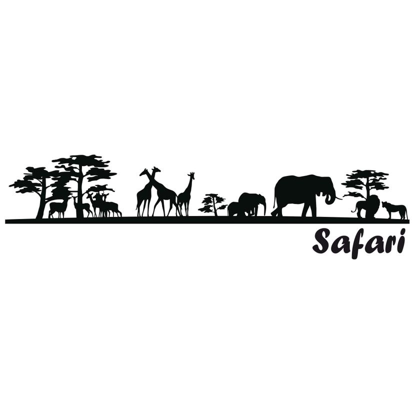 Adesivo murale - Safari 1