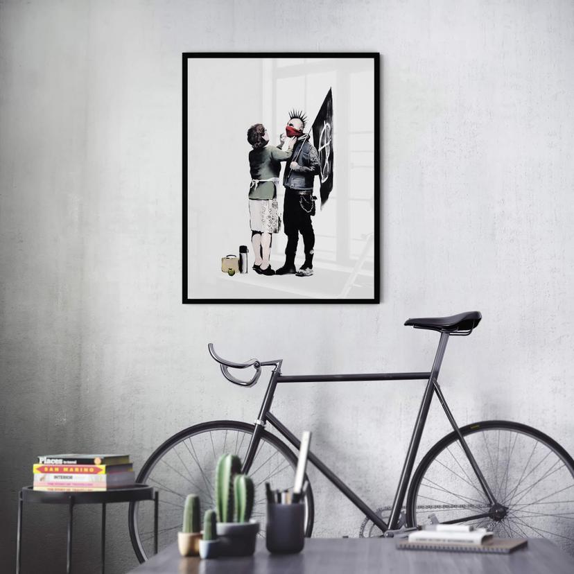 Poster Banksy - Ascolta mamma!