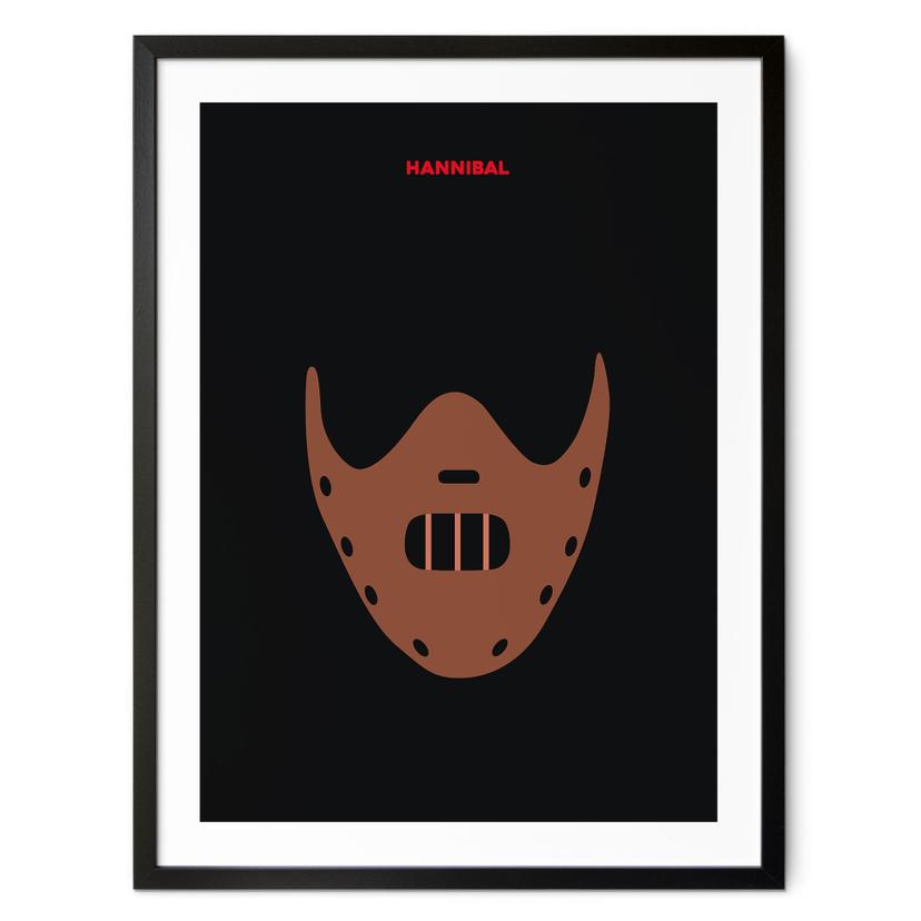Cartel de cine inspirado en la película "Hannibal" - Gomes