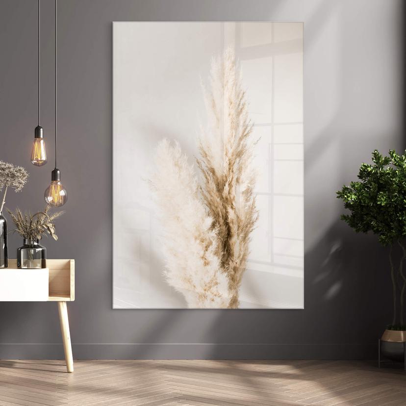 Tableau sur verre acrylique 1X Studio - Herbes de la Pampa
