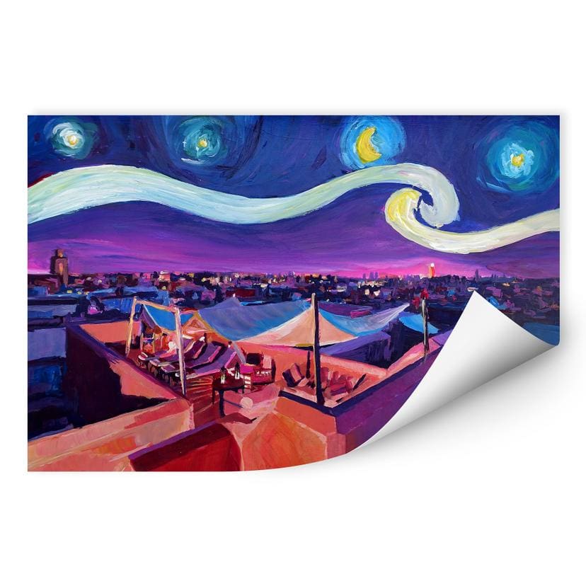 Wallprint Bleichner - Marrakesch bei Nacht