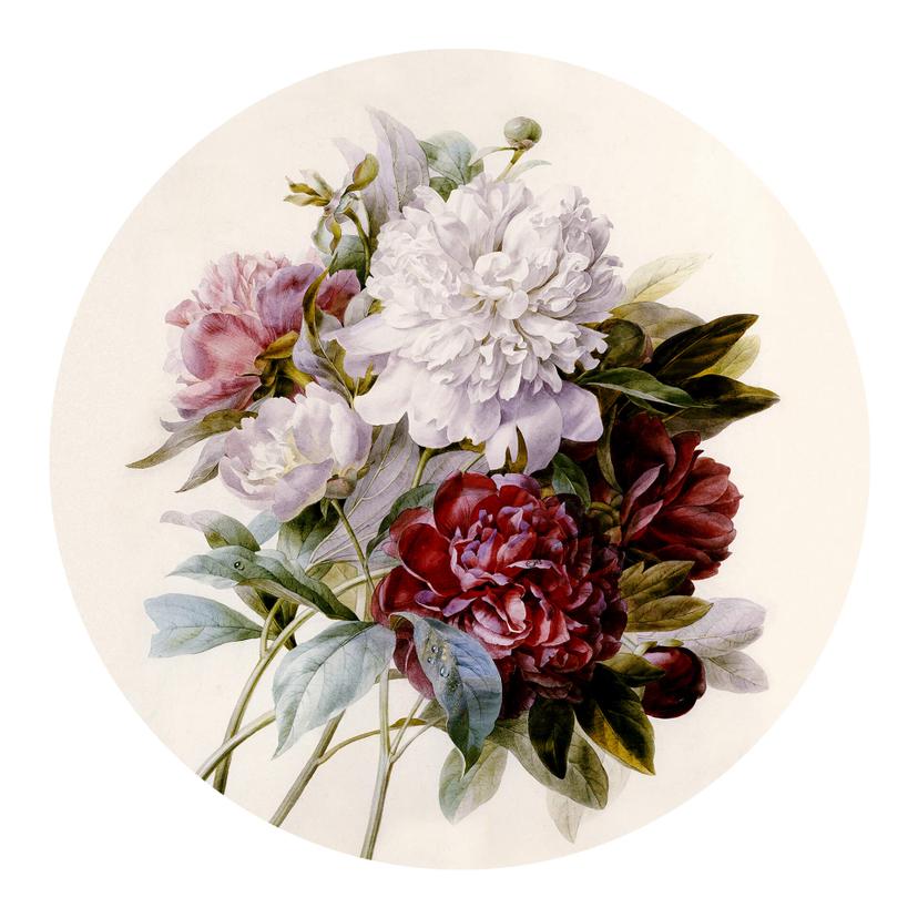 Adesivo tondo - Rose