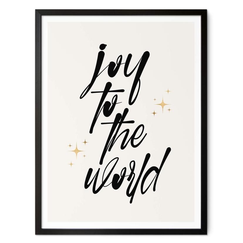 Póster Kubistika - Alegría para el mundo