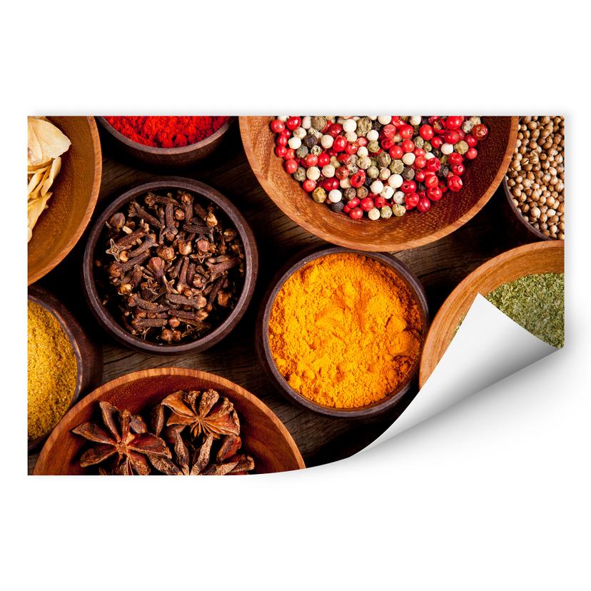 Zelfklevende Poster - Spices