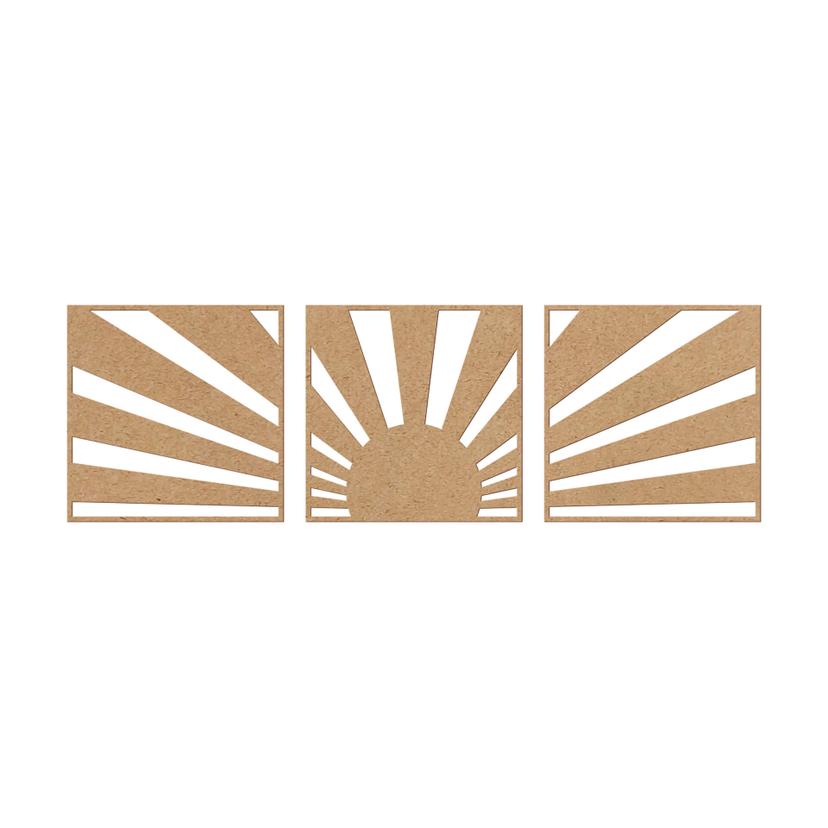 Decoro MDF Boho Sunset (3 parti)