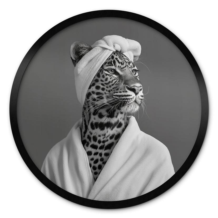 Plakat Royale Spa time-out med leopard - Rahner - Runde