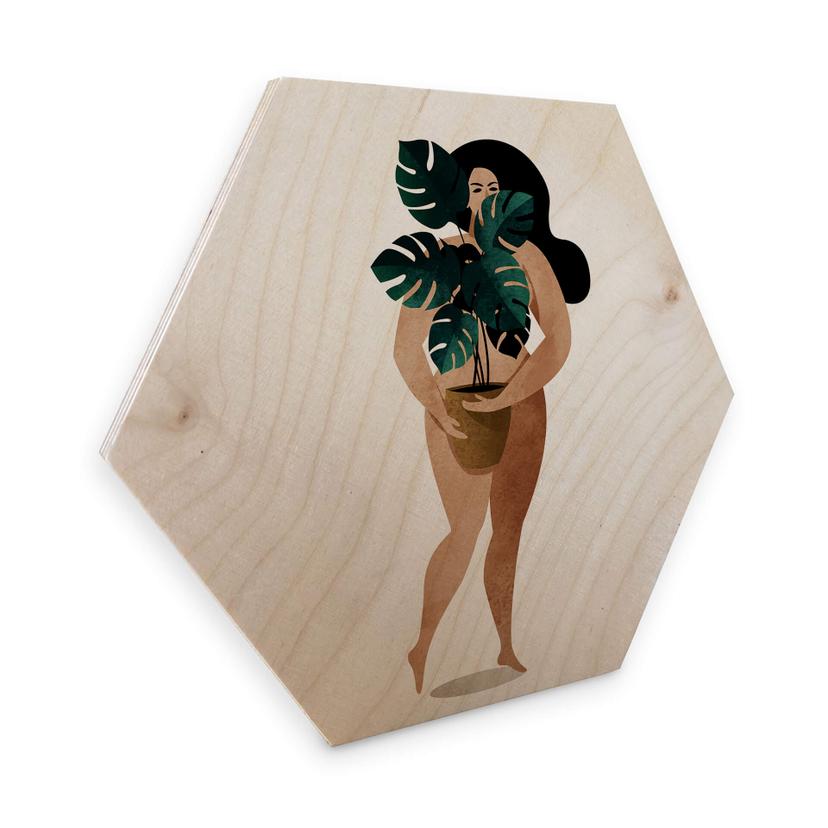Hexagon - Birkefinér - Kubistika - Naked Lady