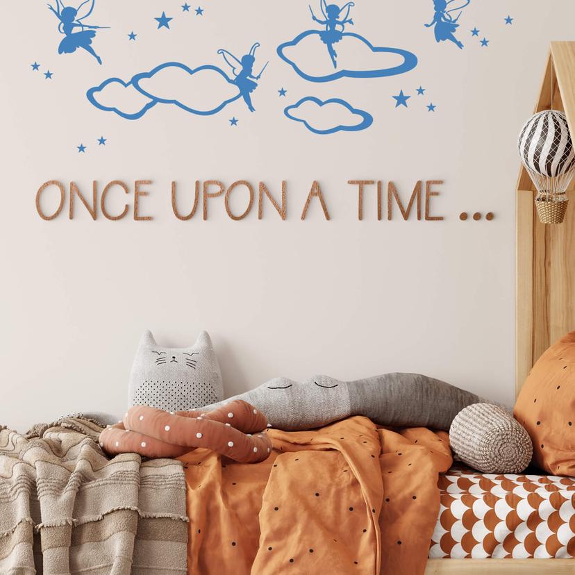 Træ vægdekoration mahogni finer Once upon a Time