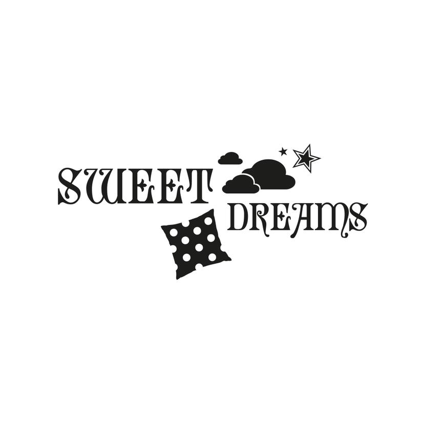 Adesivo murale - Sweet Dreams con cuscini