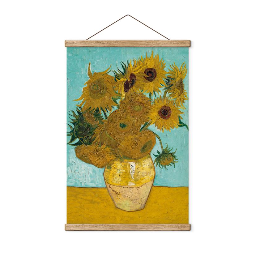 Tekstil plakat Solsikker - Van Gogh