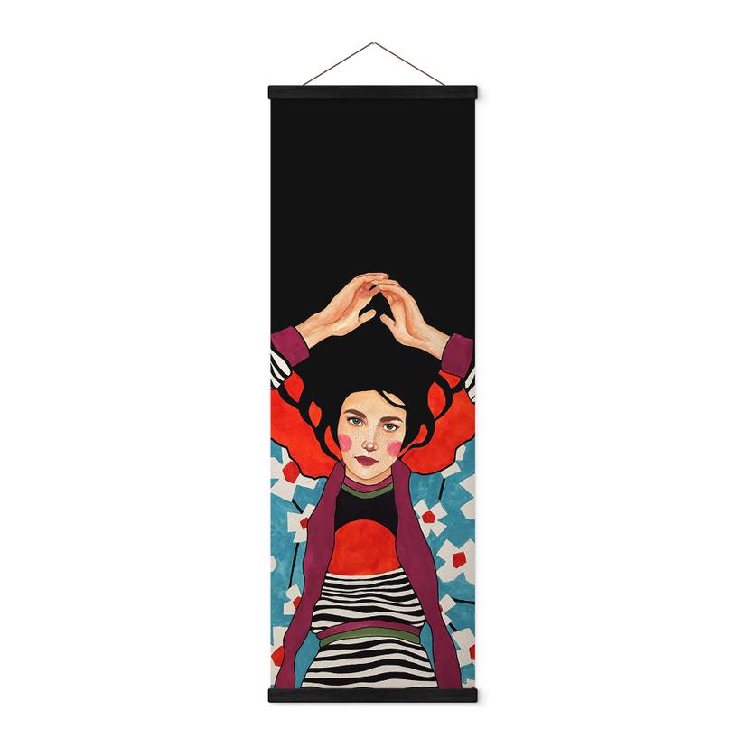 Tekstil plakat Woman with a calm soul - Hülya