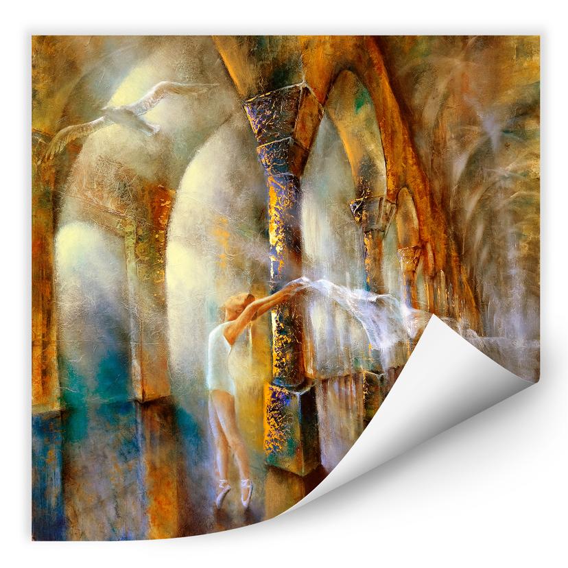 Wallprint - Schmucker - Die Tänzerin mit Möwe