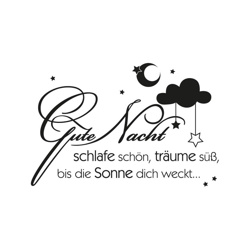 Wandtattoo Gute Nacht...