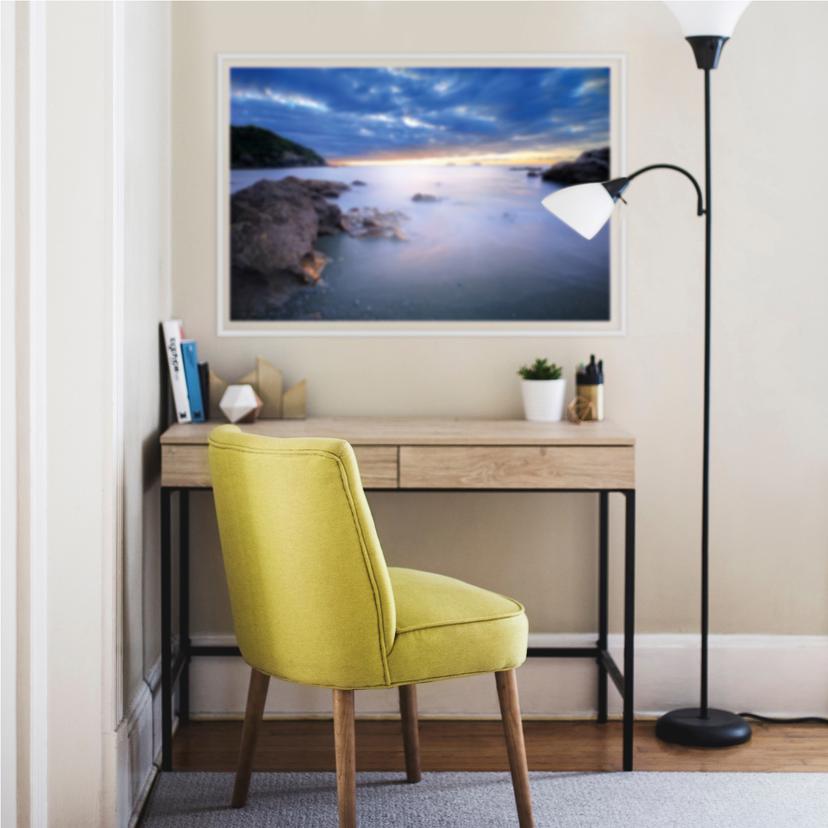 Poster autocollant - W - Baie