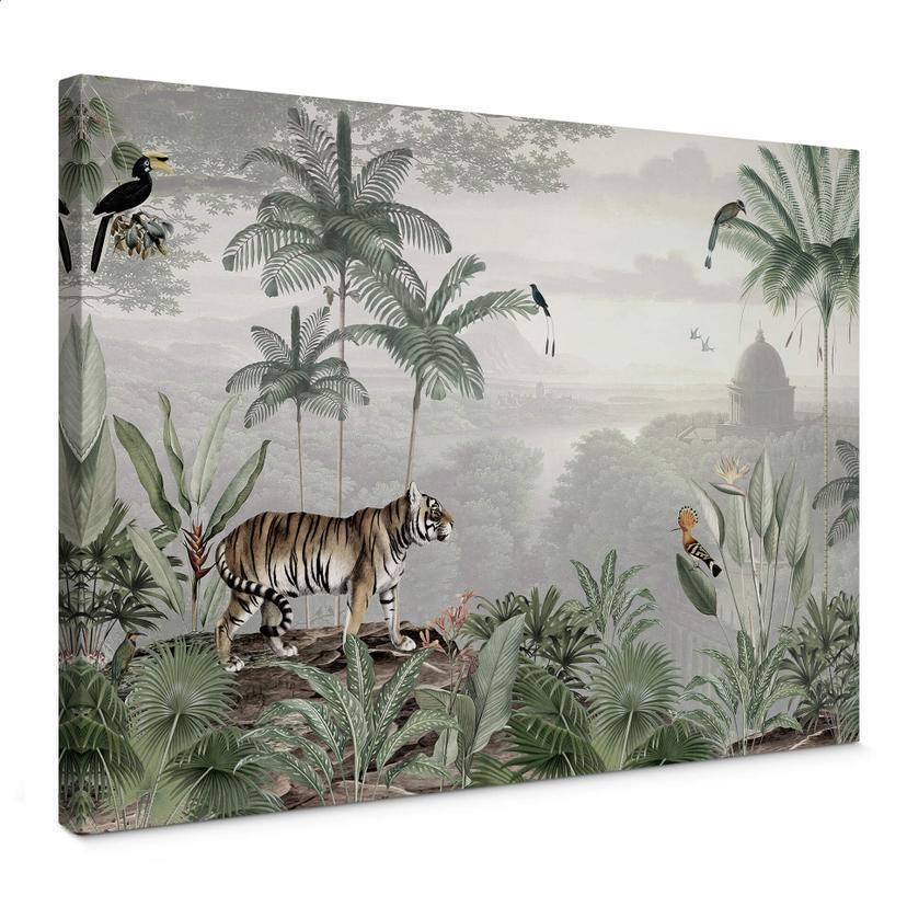 Lienzo Sir Edward - Tigre en los trópicos