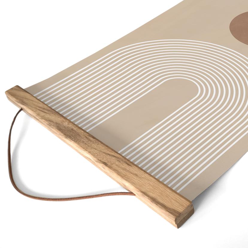 Textil poster Abstrakt geometri i balans - Ristova