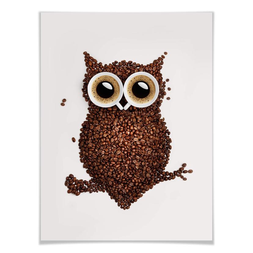 Poster - Una civetta di caffè