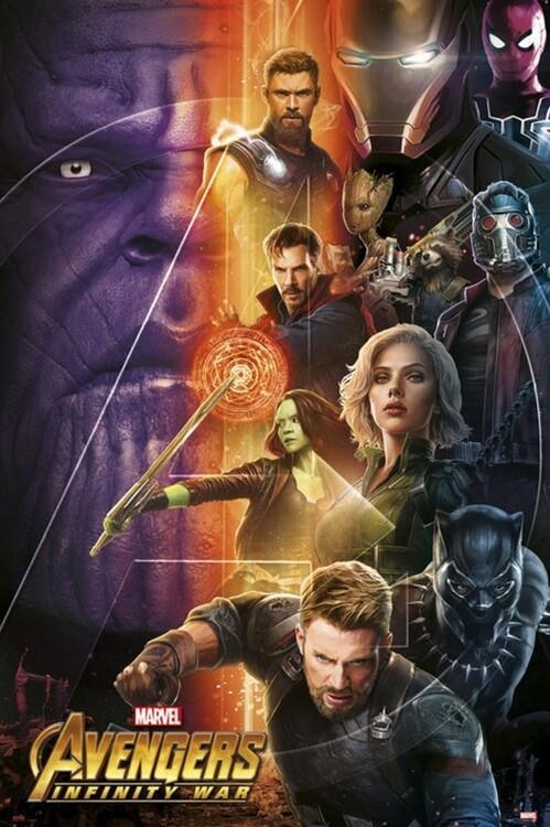 Poster, film poster Avengers: Infinity War 61x91,5 cm
