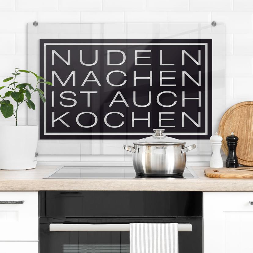 Stænkplade - Nudeln machen ist auch kochen