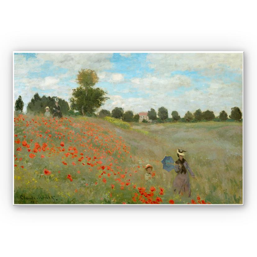 Tableau Forex - Monet - Champ de pavot vers Argenteuil