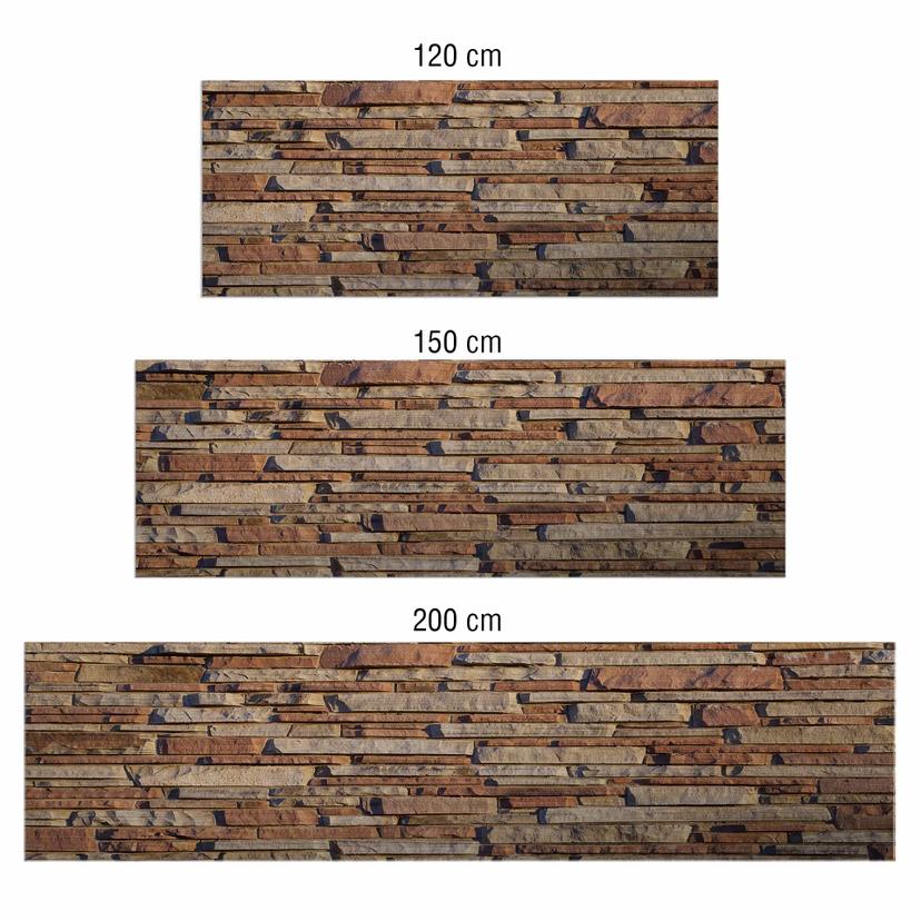 Rivestimento cucina - Alu-Dibond argentato - Muro 05