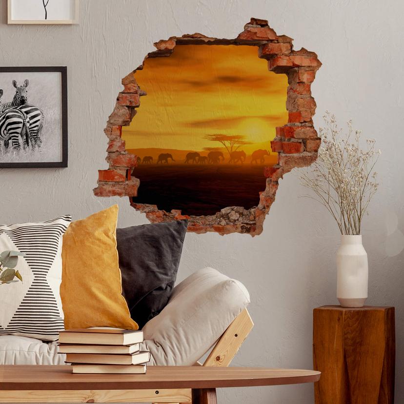 3D Wallsticker The Hike (vandreturen)