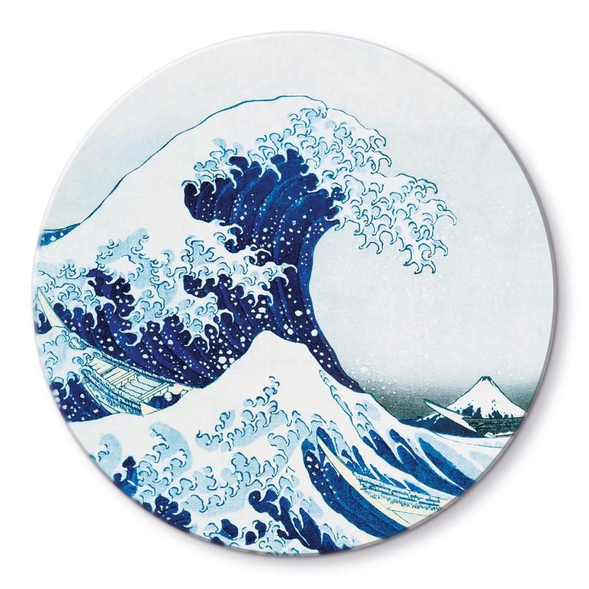 Tableau sur verre Hokusai - La Grande Vague