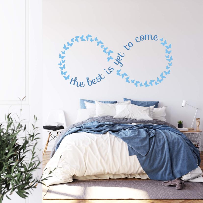 Sticker mural - The best is yet to come (bicolore)