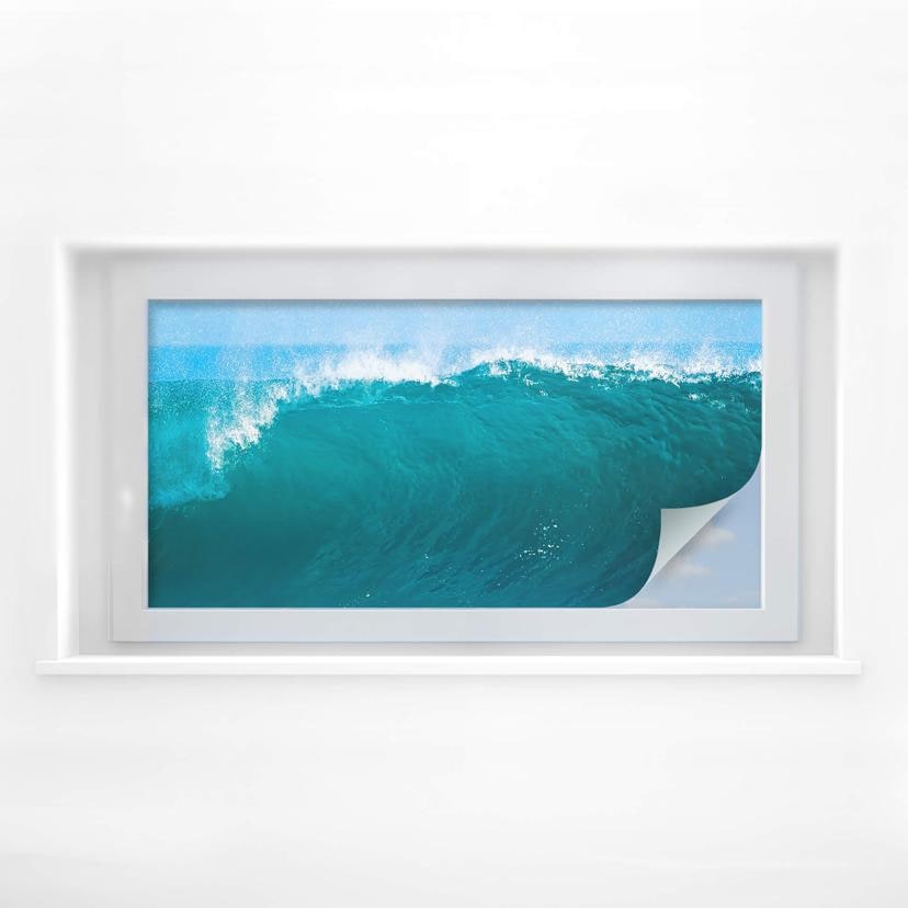 Raamfolie Perfect Wave – panorama