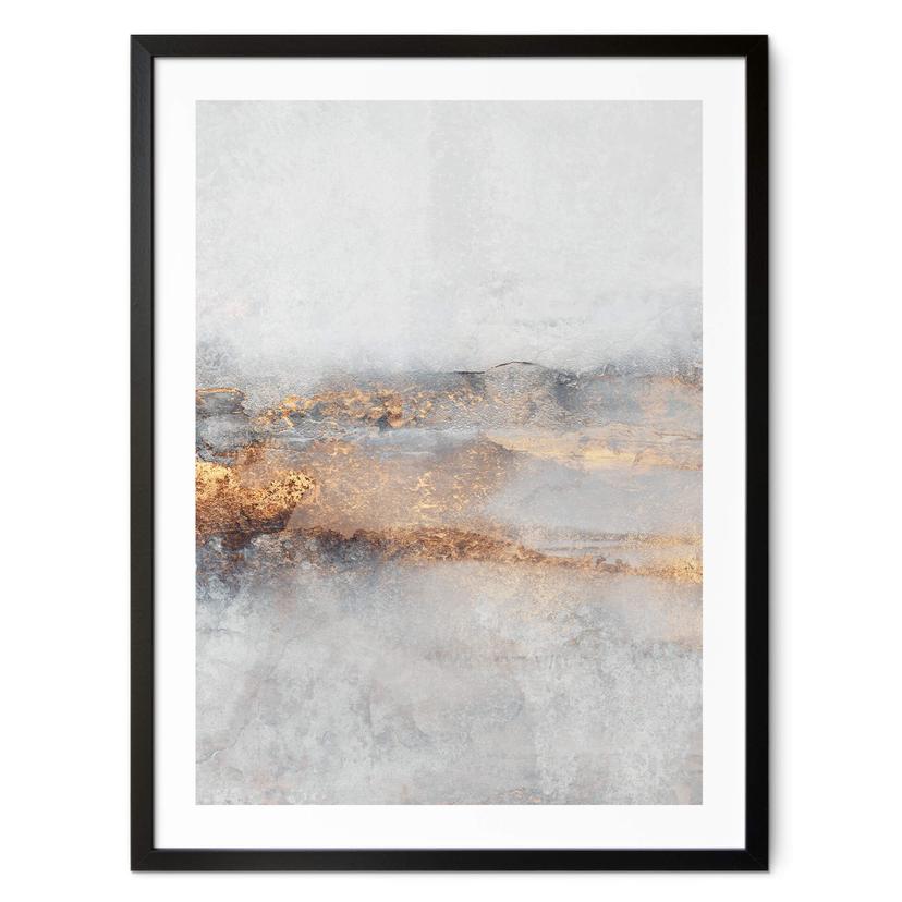 Póster Fredriksson - Un rastro dorado en la niebla