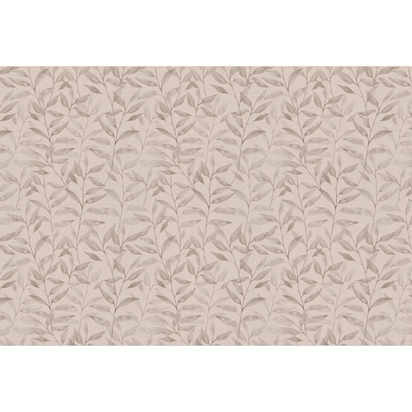 Delikat akvarellblad Fototapet - Mjuk grå - Bloomery Decor