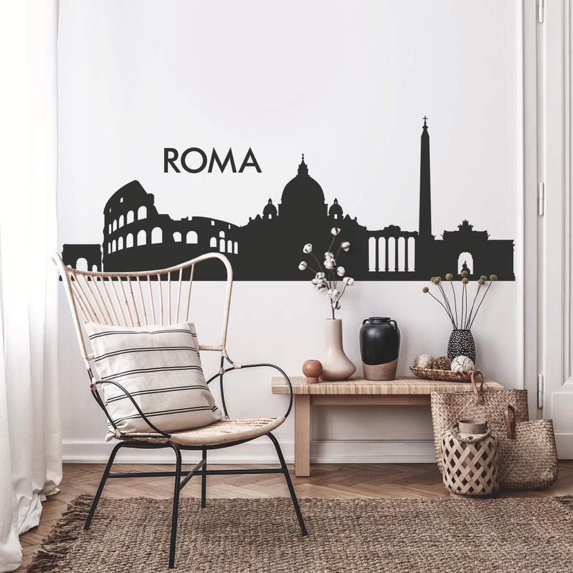 Sticker mural Rome Skyline 2